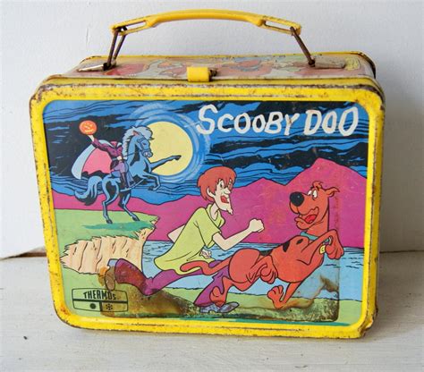 vintage metal scooby doo lunch box|scooby doo lunch box metal.